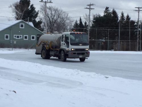 Fresh ice at Lafayette